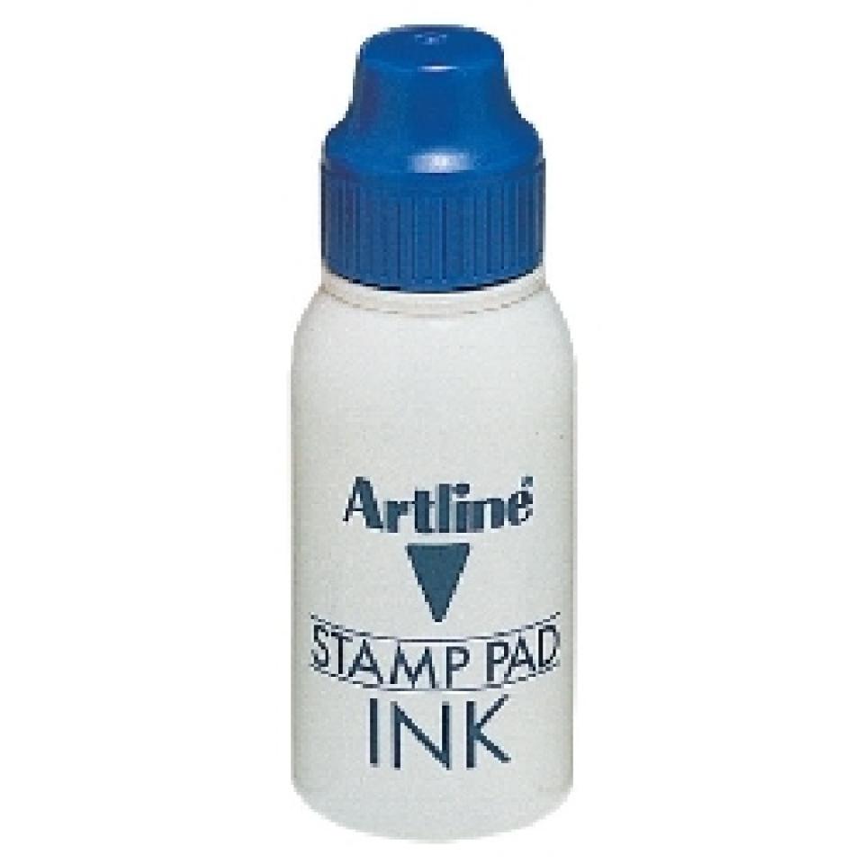 Artline 110503 Stamp Pad Ink 50Ml Blue Bottle | Winc