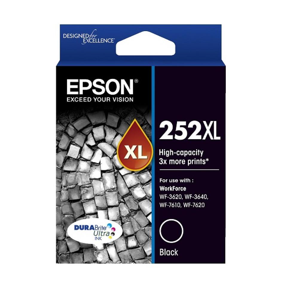 Epson 252XL Black Ink Cartridge - C13T253192