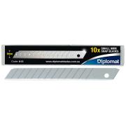 Diplomat A13 Small Snap Cutter Blades 9mm 10 Pack