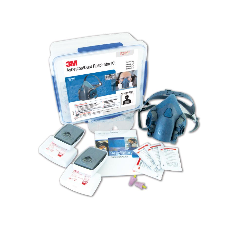 3M 7535 Asbestos Dust Respirator Kit Small
