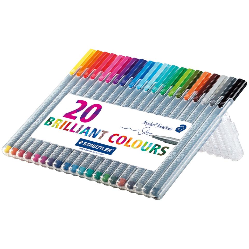 staedtler fine tip colouring pens