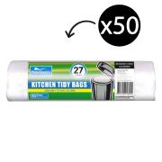 Castaway Kitchen Tidy Bags 27 Litre Roll 50