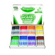 Crayola Classpack Ultraclean Broadline Coloured Markers Assorted Box 200