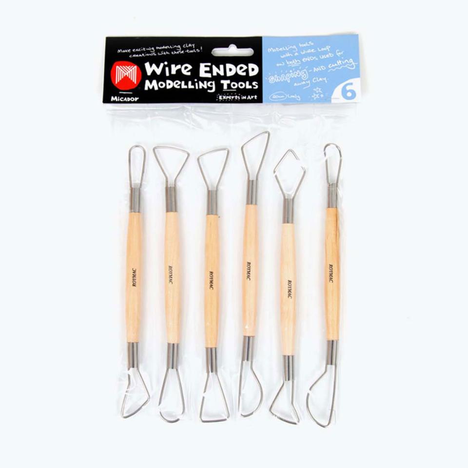 Micador Clay Modelling Tools Wire Ended 200mm Pack 6
