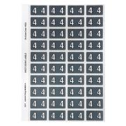 Avery Colour Coding Labels 25mm Numeric 4 Grey Pack 240