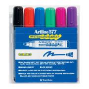 Artline 577 Whiteboard Marker Bullet Set 6