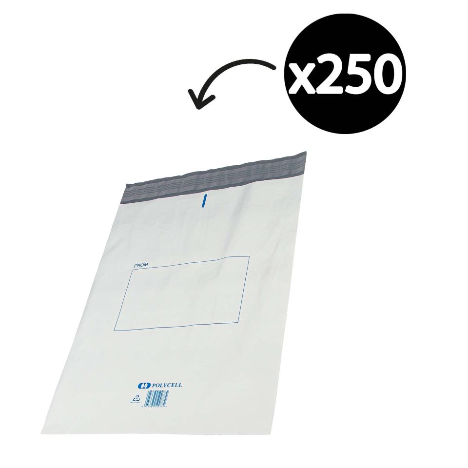 Polycell Courier Tuff Pack Mail Bag 600mm x 650mm Carton 250