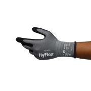 Hyflex 11-571 Cut Resistant Gloves with Nitrile Palm and Thrumb Crotch Grey