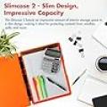 Thumbnail image of Dexas Slimcase 2 Side Open Storage Clipboard A4 Neon Orange