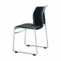 Thumbnail image of Buro Maxim Sled Base Visitor Chair Black with Black Powdercoat Frame