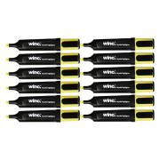 Winc Highlighter Recycled Chisel Tip 1.0-4.5mm Yellow Box 12