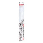 Kent 30cm Double Sided Oval Hand Scale 1 1 2 5 10