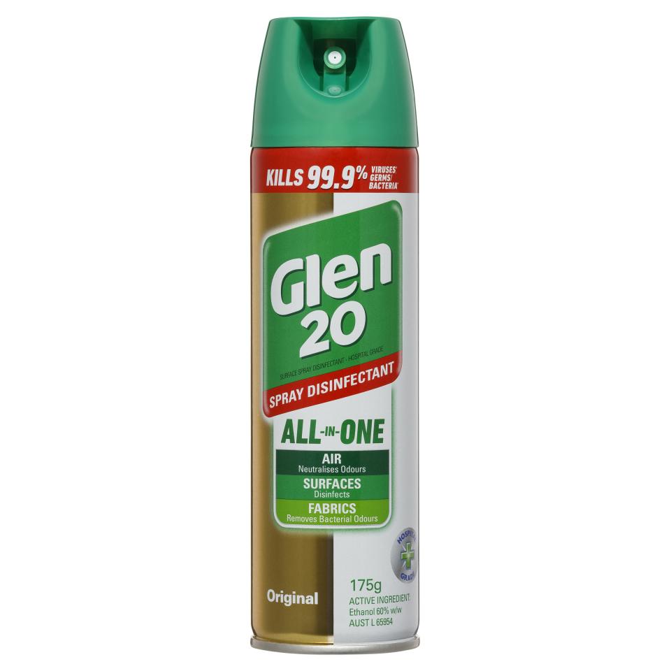Glen 20 Disinfectant Spray Original Scent 175g Winc