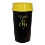Sabco Pro Enviro Plastic Waste Solutions Recycling Station Kit 60l Yellow  Bottles & Cans