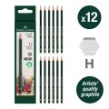 Thumbnail image of Castell 9000 Graphite Pencil H - Box of 12