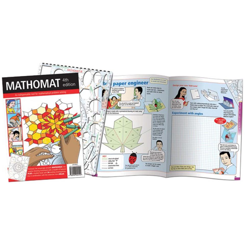 Mathomat Template 4th Edition Protractor Graph Shapes