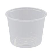 Castaway MicroReady Takeaway Food Containers Round 650ml Clear Pack 50
