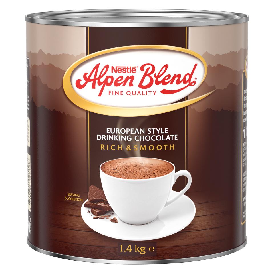 Nestle Alpen Blend Hot Chocolate 1.4kg Tin