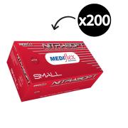 Mediflex Nitrasoft Nitrile Gloves Powder Free Small Box 200