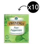 Twinings Pure Peppermint Enveloped Tea Bags Pack 10