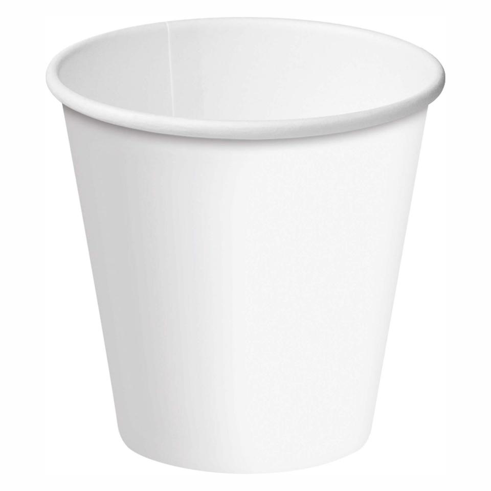 Castaway Aqueous Coated Paper Water Cup 7oz/200ml Rim 75mm White Pack ...