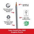 Thumbnail image of Faber-castell Grip 2001 Triangular Graphite Pencils 2B - Tin Cup of 72