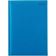 Winc 2024 Soft Touch Hard Cover Diary A4 Day to Page Blue