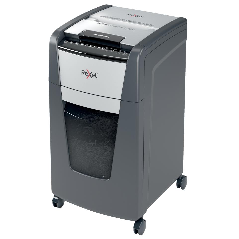 Rexel Optimum Autofeed Shredder 300X Cross Cut Image