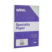 Winc Specialty Paper Marbled A4 90gsm Green Pack 50