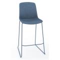 Thumbnail image of OLG Vista Rise Barstool with Sled Powdercoated Base and Fully Upholstered Seat