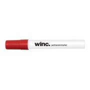 Winc Permanent Marker Chisel Tip 2.0-5.0mm Red Box 12