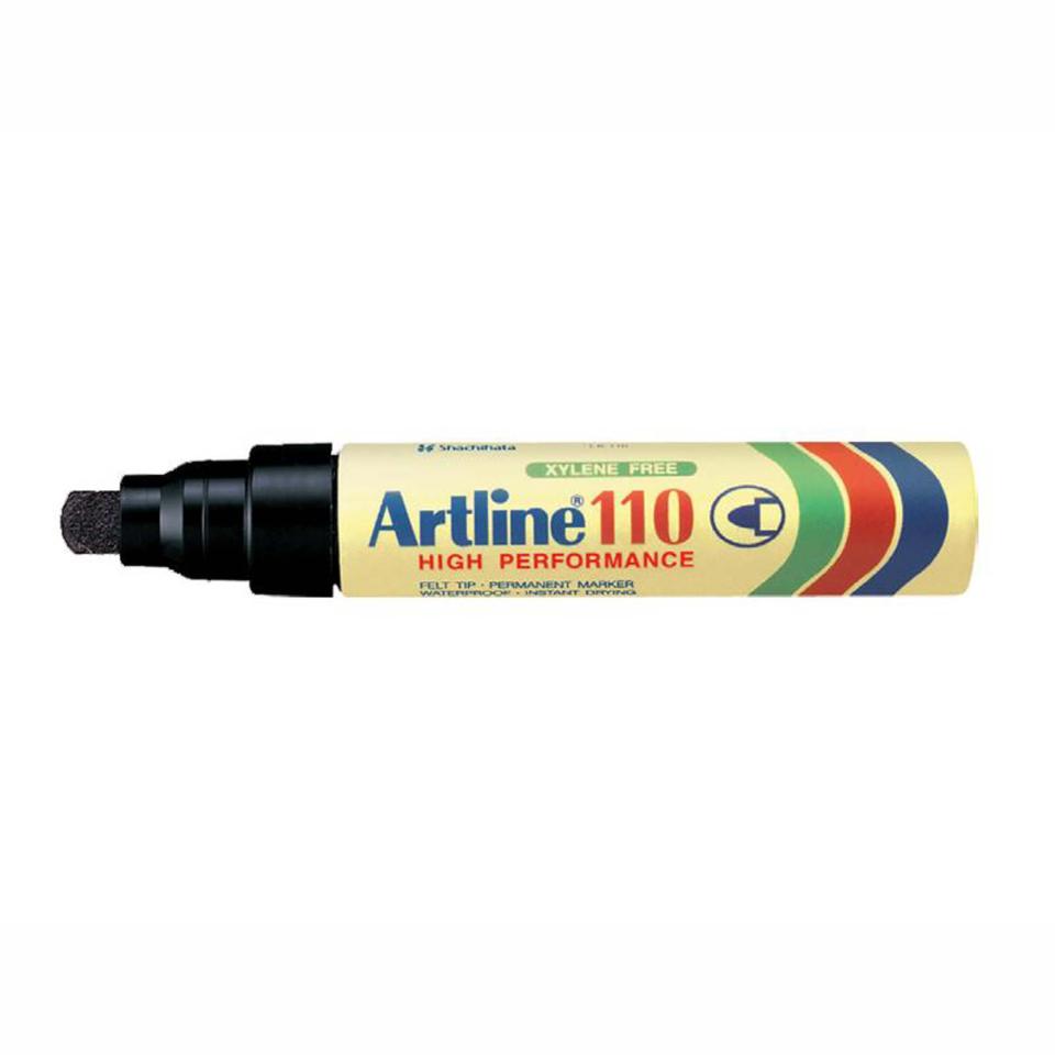 Artline 110 Permanent Marker Bullet Tip 4.0mm Black