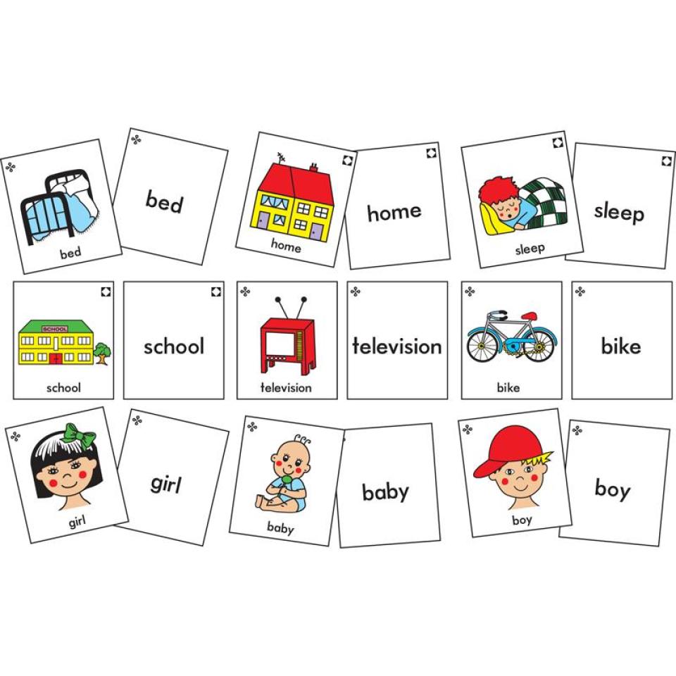 Educational Colours Sight Word Snap 160 Cards