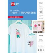 Avery Light Coloured T-Shirt Inkjet Transfer (70580) A4 Pack 5