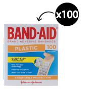 Band Aid J3510 Adhesive Bandages Pack 100