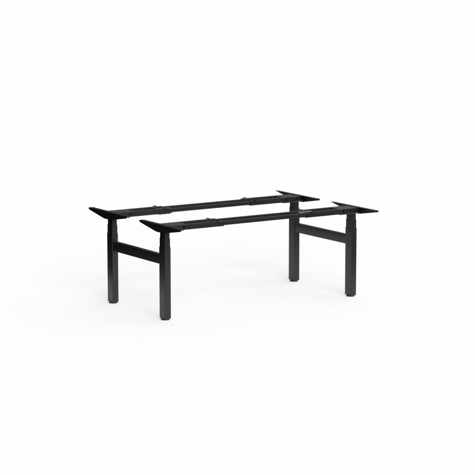 Klass 3C2M Elec 2 Prs DSD WS Black Frm W180cm and Return W900-120cmxD60cm -  Frm Only Image