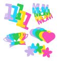 Thumbnail image of Quill Shapes Mothers Day Pk50 Asst