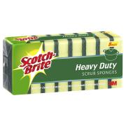 3M Scotch Brite Heavy Duty Foam Scrub Sponge Pack Of 8
