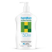 Hamilton Sun Active Family Sunscreen SPF50+ 500ml