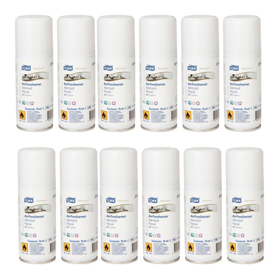 Tork 236052 A1 Air Freshener Spray Floral Carton 12 Winc
