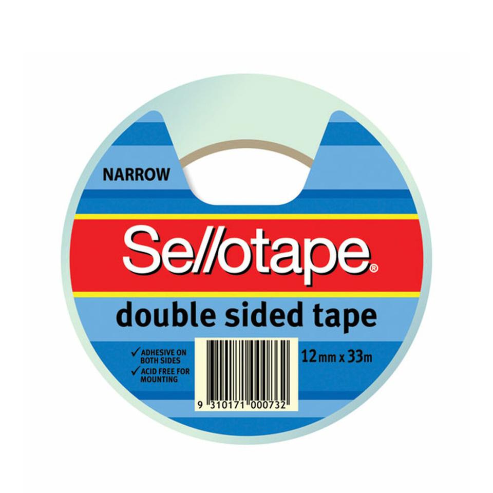 Sellotape 404 Double Sided Tape 12mm X 33m Roll