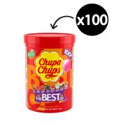 Chupa Chups Lollipop The Best Of Tub 100