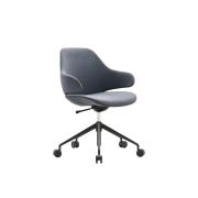 Buro Konfurb Orbit Chair Mid Back Arms 5 Star Charcoal