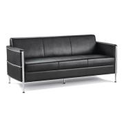 Rapidline Eclipse 3 Seater Lounge in Black PU