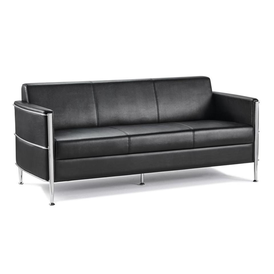 Rapidline Eclipse 3 Seater Lounge in Black PU Image