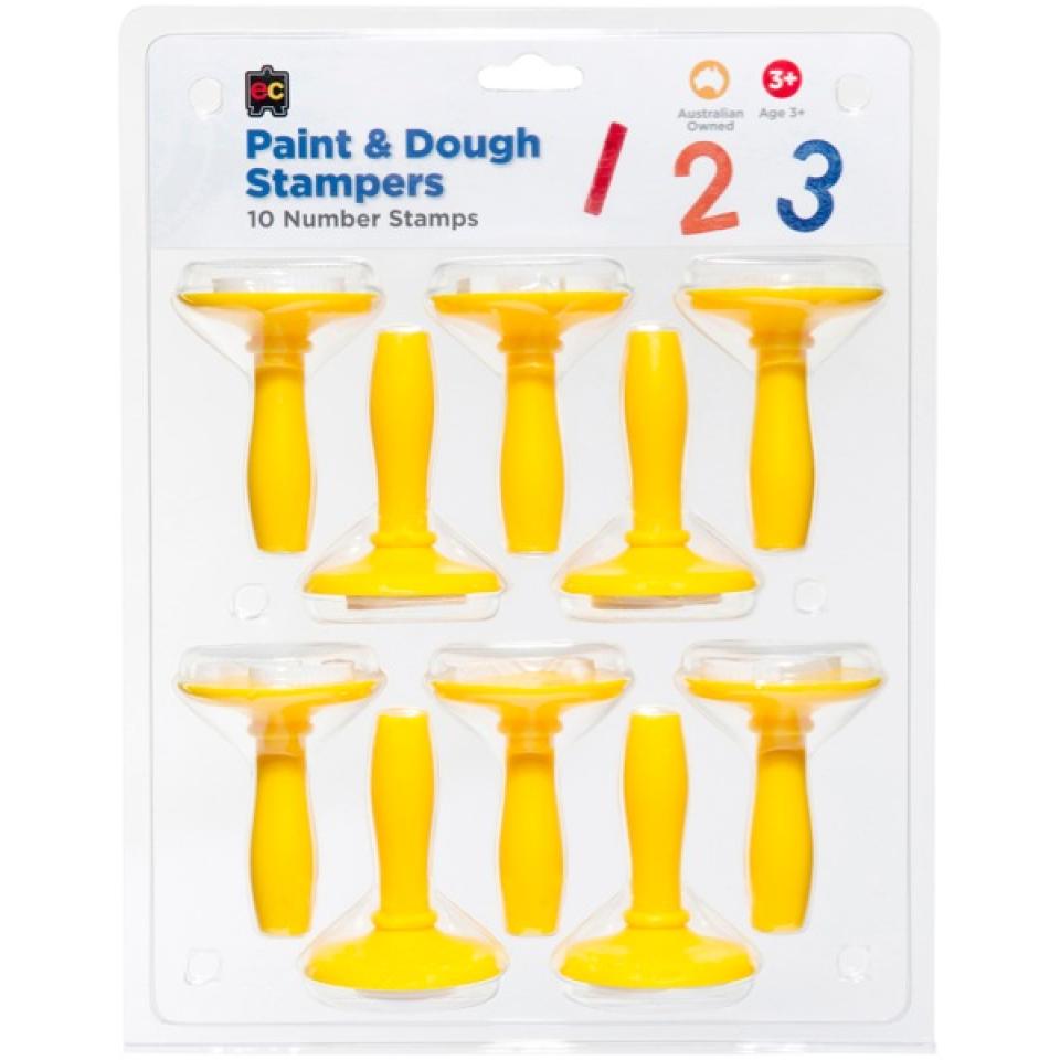 Ec Paint Stampers 0-9 Set Of 10