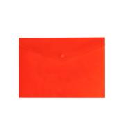 Winc Document Wallet Polypropylene Button A4 Red