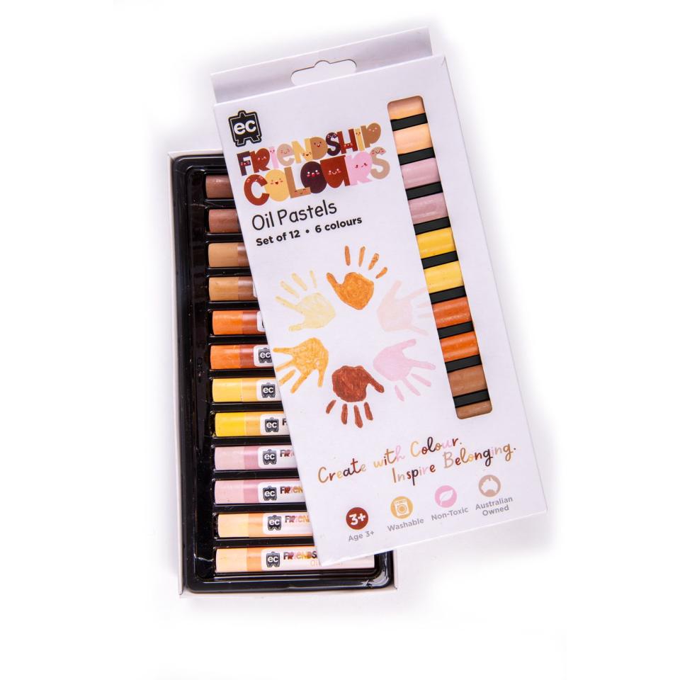 Educational Colours Friendship Colours Oil Pastels Set 12 Image