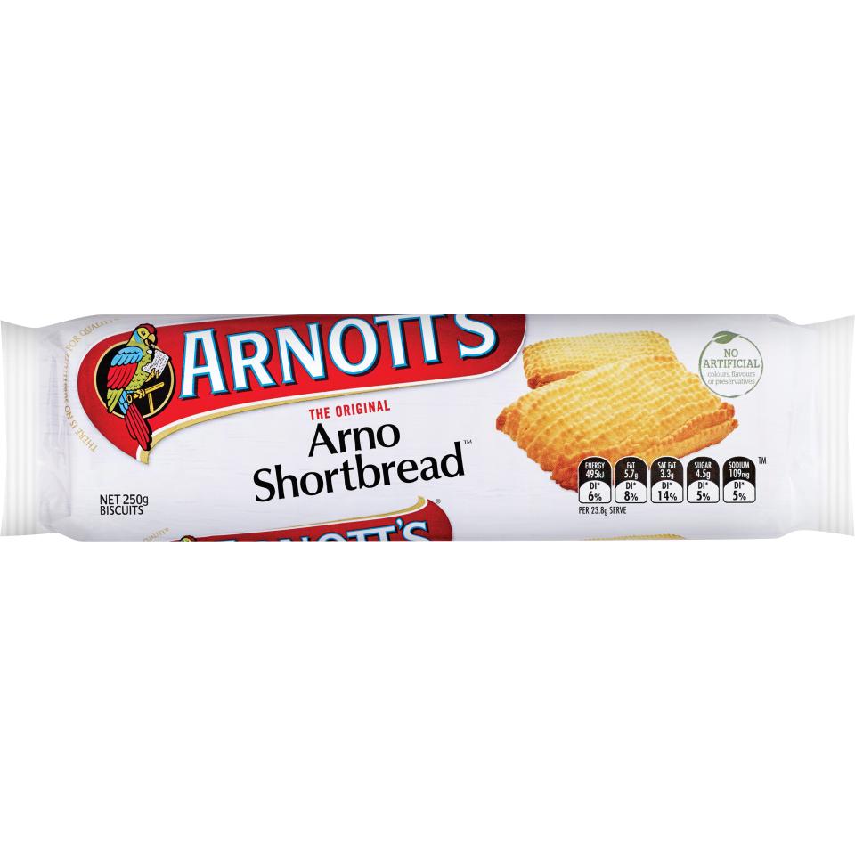Arnotts Arno Shortbread 250g Winc 5935
