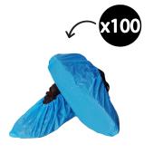 Pro Safe Disposable Shoe Cover CPE Blue Pack 100